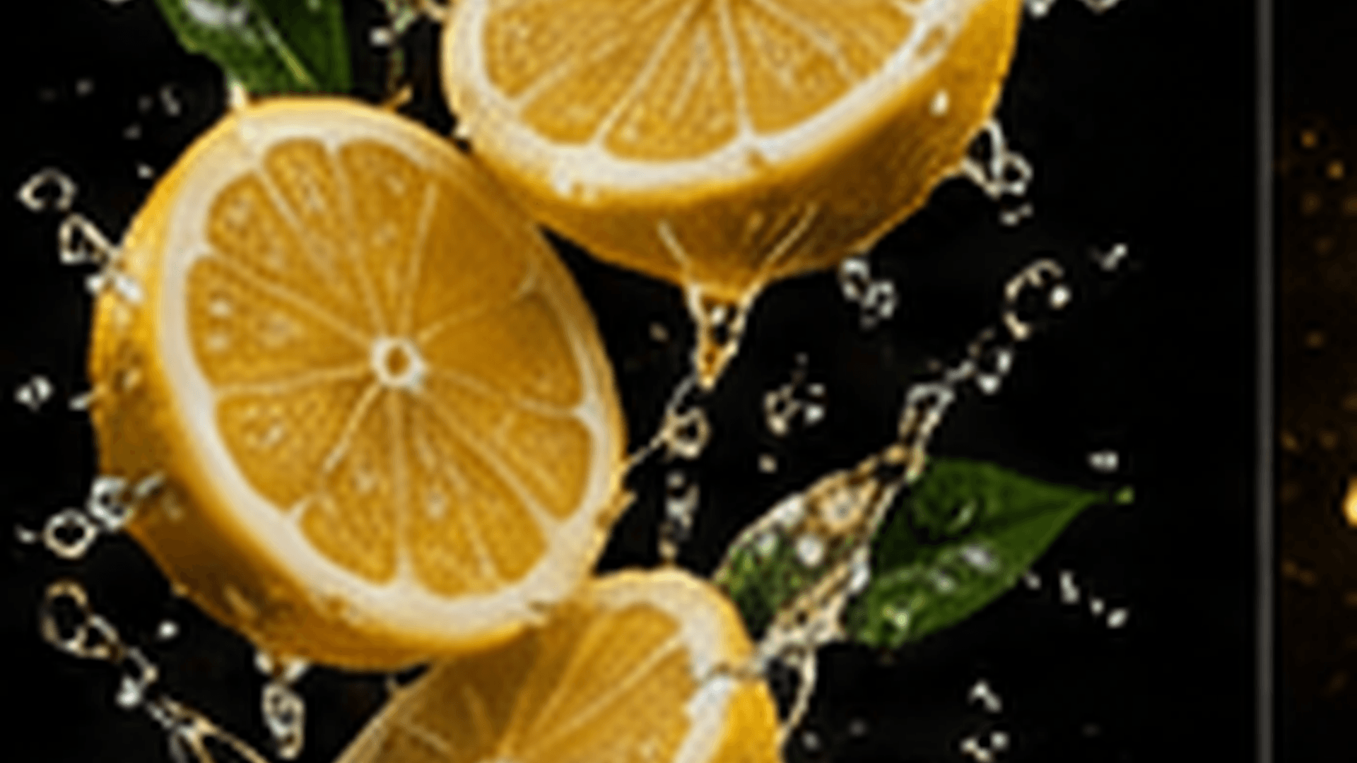 Premium lemon slices for LYVE Nimbu refreshment